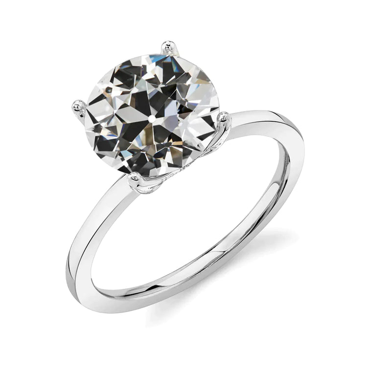 Bague De Fiançailles en Réel diamants Old Miner De 3 Carats