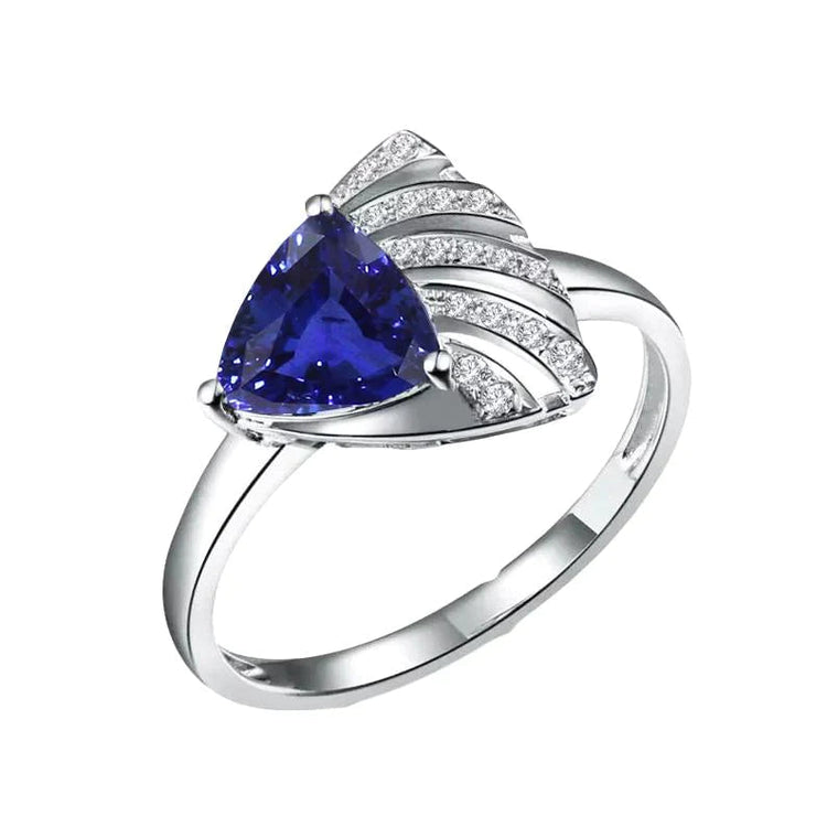 Bague De Type Succession De Pierres Précieuses Et De Diamants