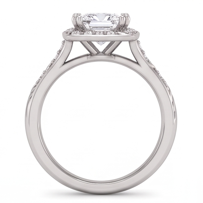 Bague Diamant Naturel 1.72 Carats