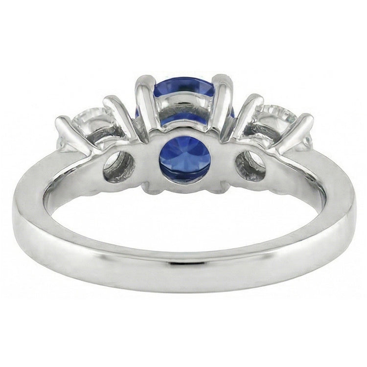 naturel round diamant 14carats bague vue de profil