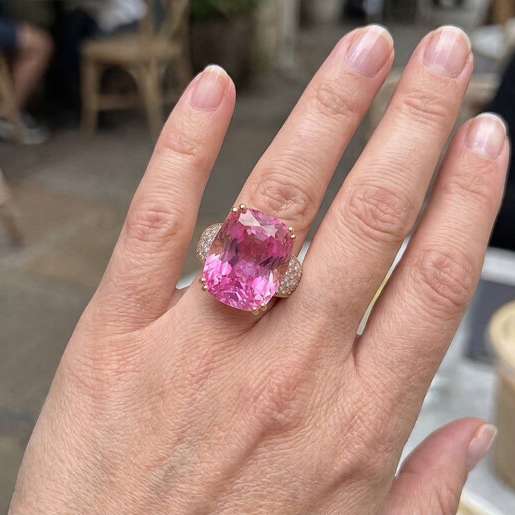 Bague Diamant Naturel 18.85 Carats