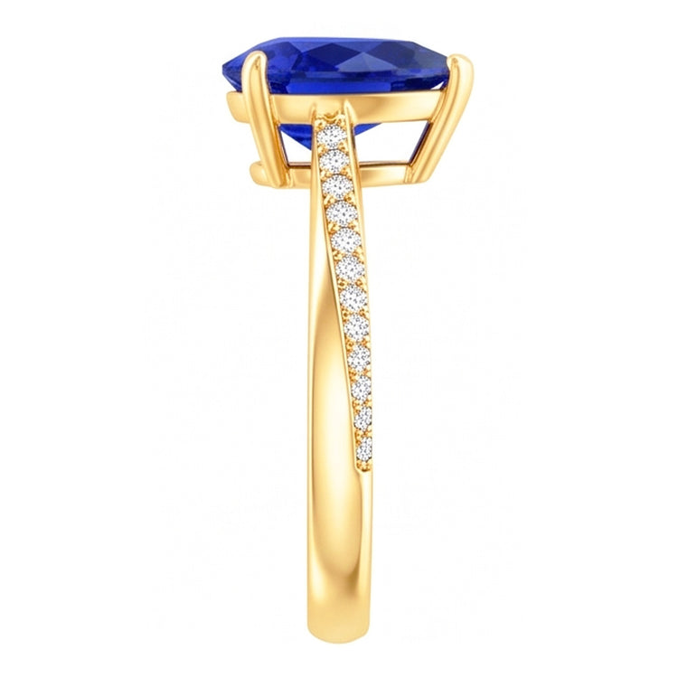 Bague Diamant Naturel 2.50 Carats