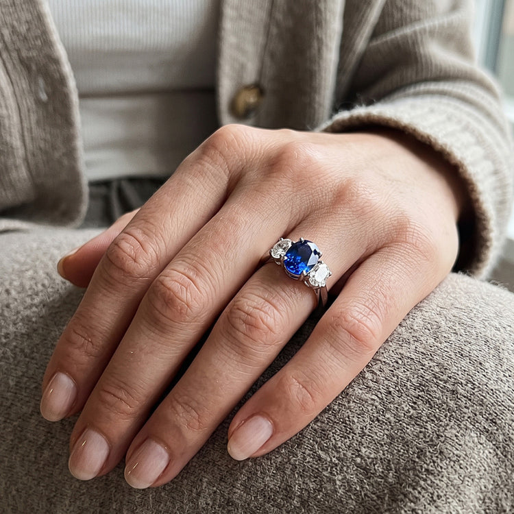 Bague Diamant Naturel 2.50 Carats