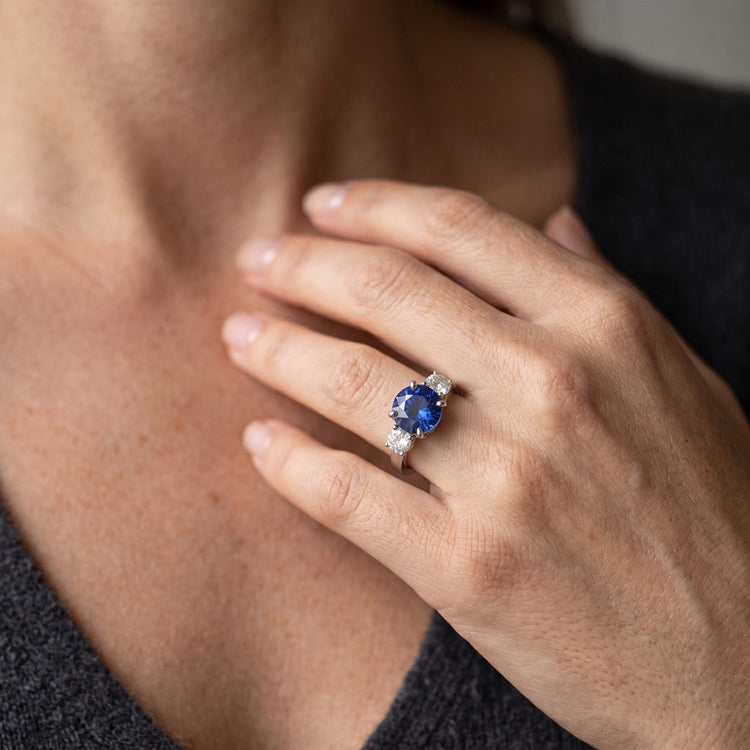 Bague Diamant Naturel 2.50 Carats