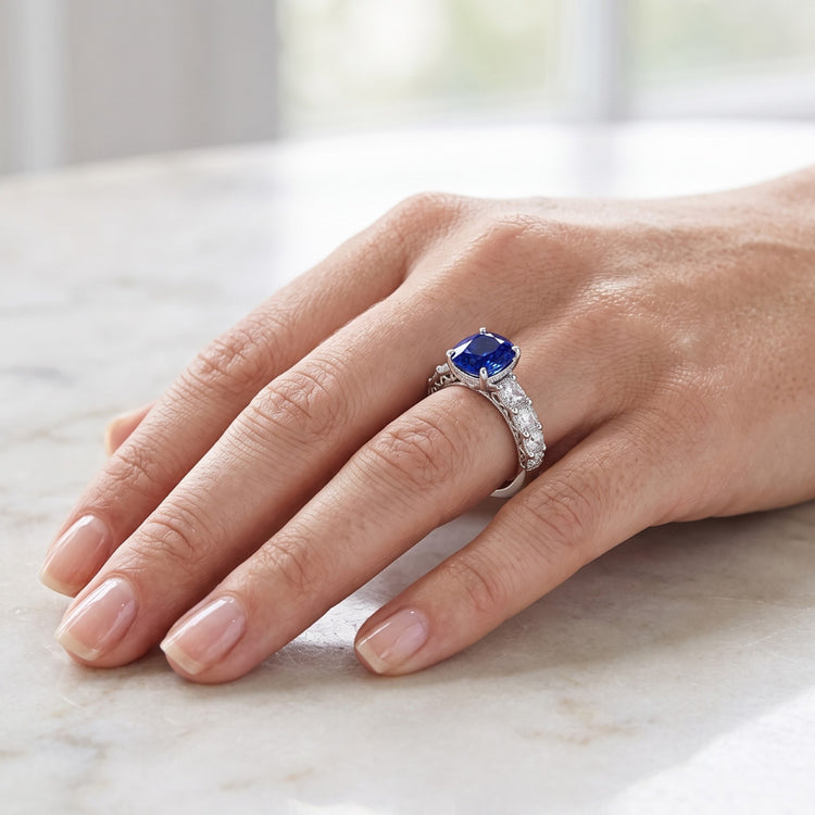 Bague Diamant Naturel 2.50 Carats