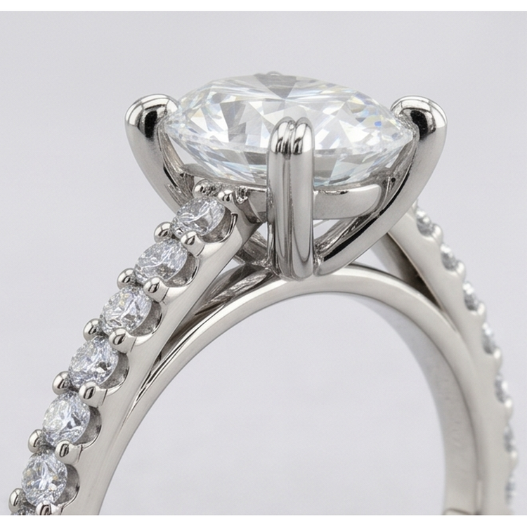 Bague Diamant Naturel 2.60 Carats