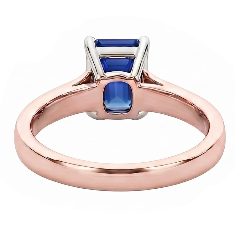 Bague Diamant Naturel 2 Carats - Or Rose 14K