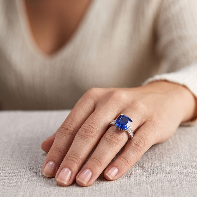 Bague Diamant Naturel 3.50 Carats