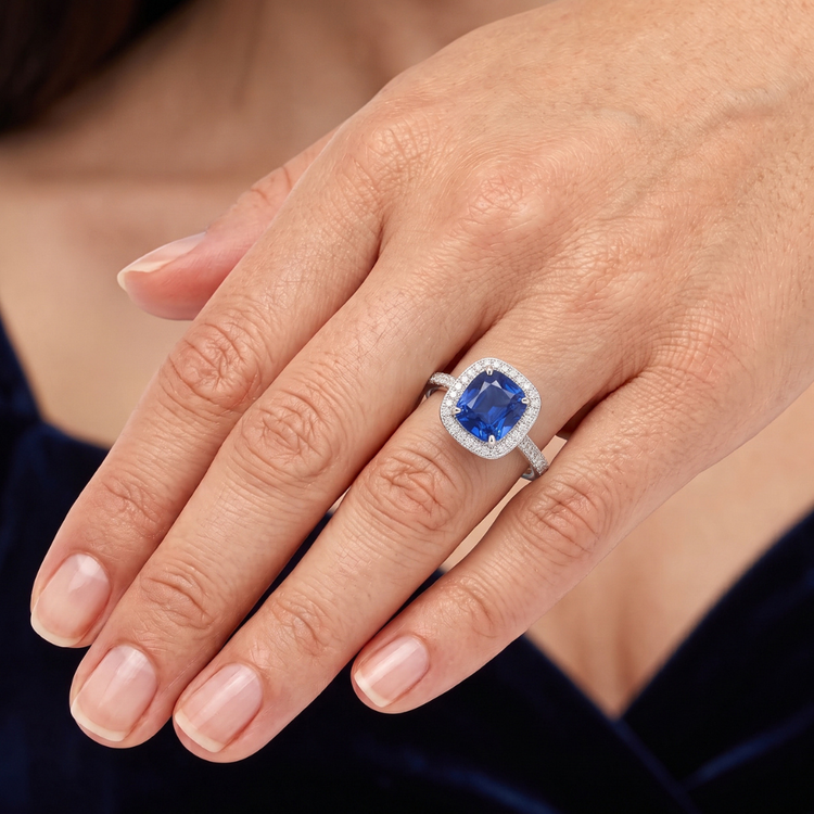 Bague Diamant Naturel 3.50 Carats