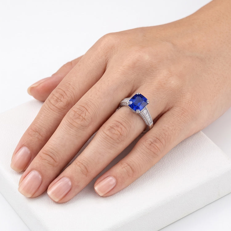 Bague Diamant Naturel 3.50 Carats