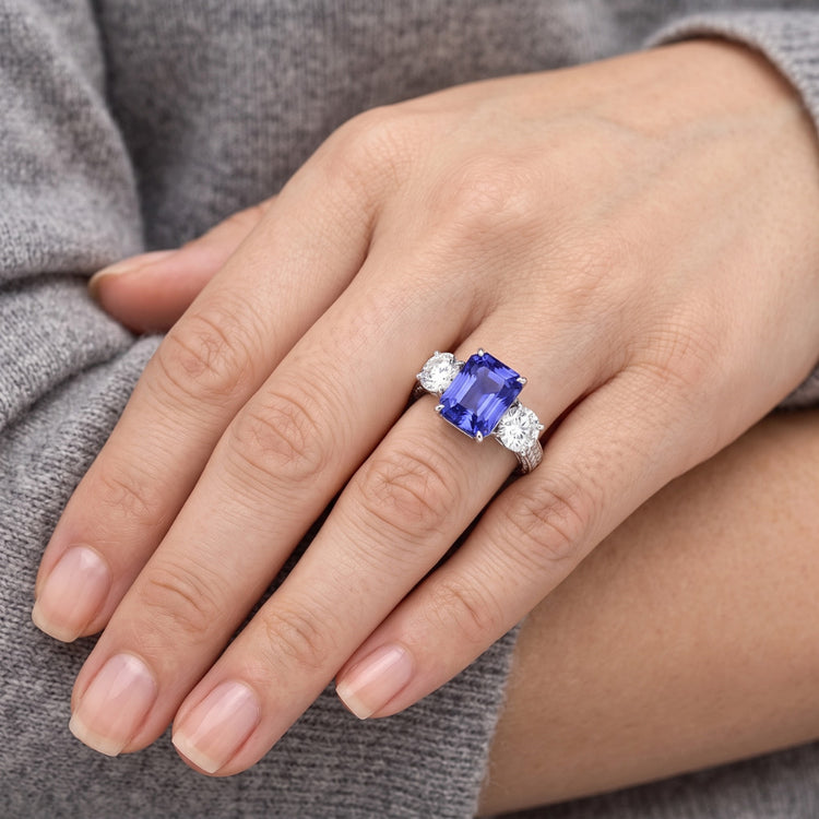 Bague Diamant Naturel 3.50 Carats