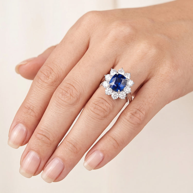 Bague Diamant Naturel 3.50 Carats