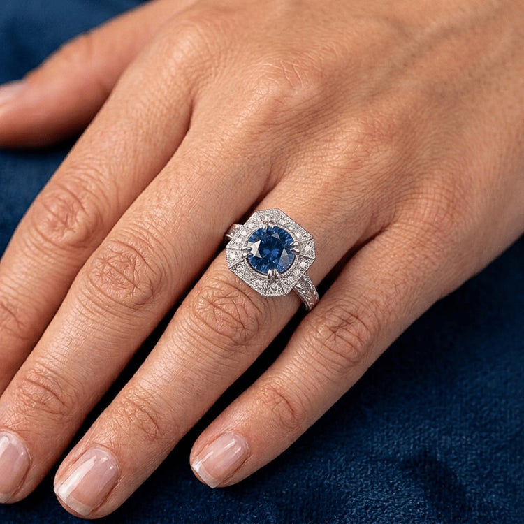 Bague Diamant Naturel 3.75 Carats