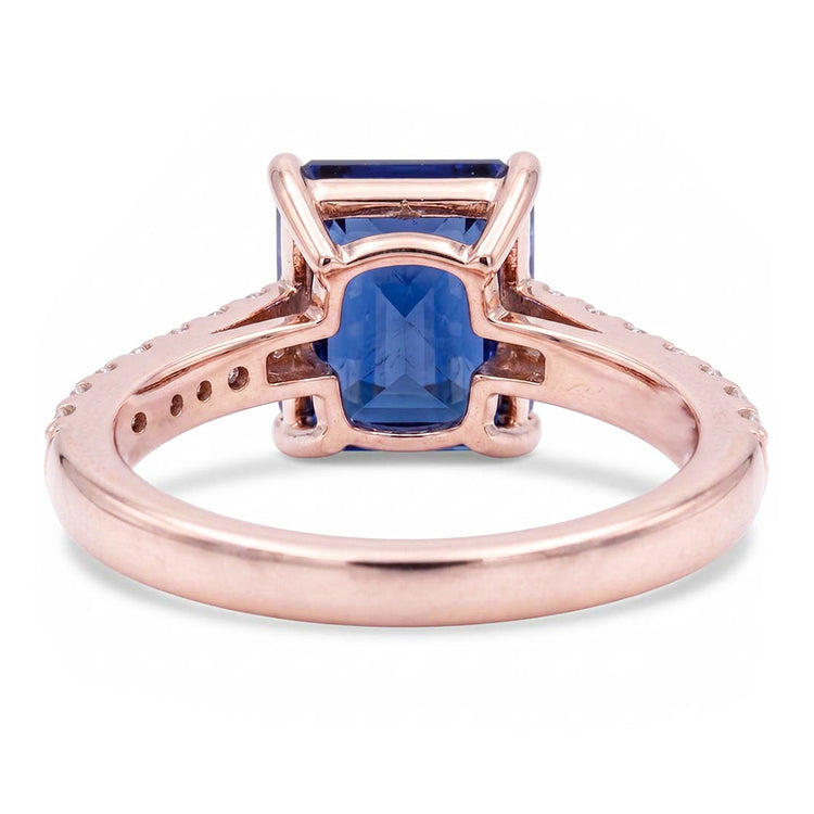 Bague Diamant Naturel 3 Carats - Or Rose 14K