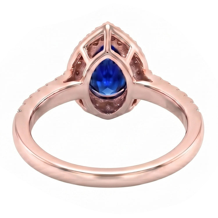 Bague Diamant Naturel 3 Carats - Or Rose 14K