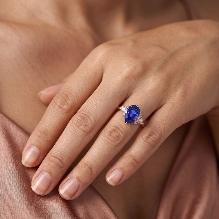 Bague Diamant Naturel 3 Carats - Or Rose 14K