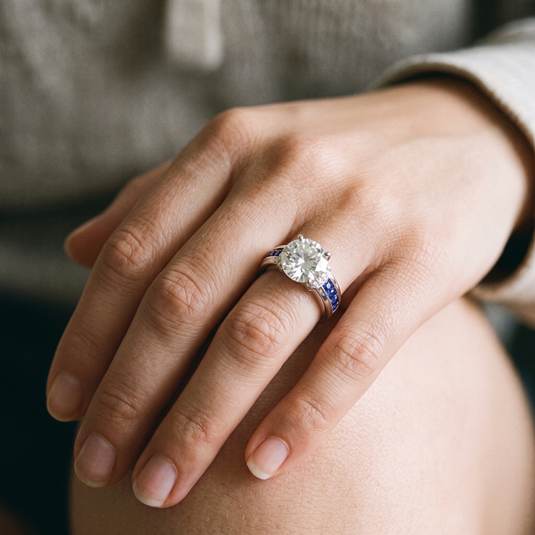 Bague Diamant Naturel 3 Carats