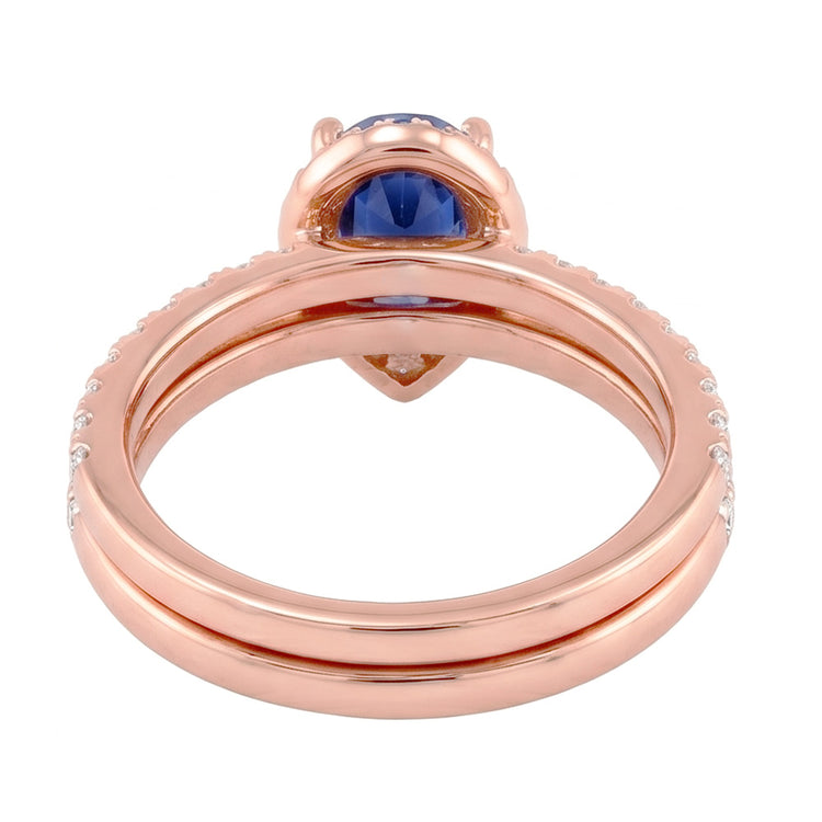 Bague Diamant Naturel 4.50 Carats - Or Rose 14K
