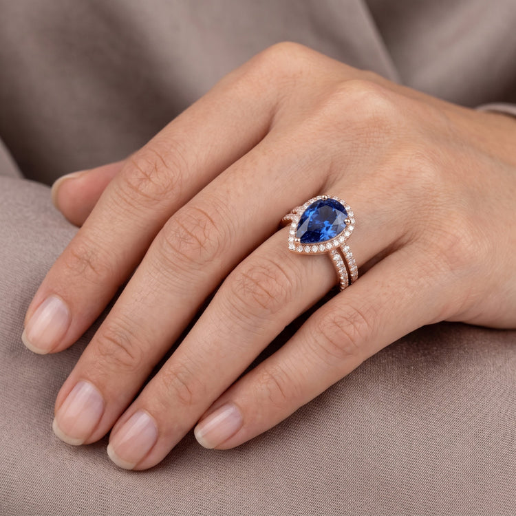 Bague Diamant Naturel 4.50 Carats - Or Rose 14K