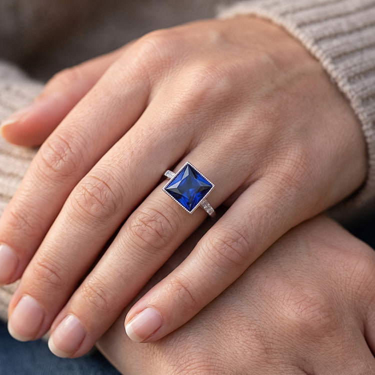 Bague Diamant Naturel 5.25 Carats