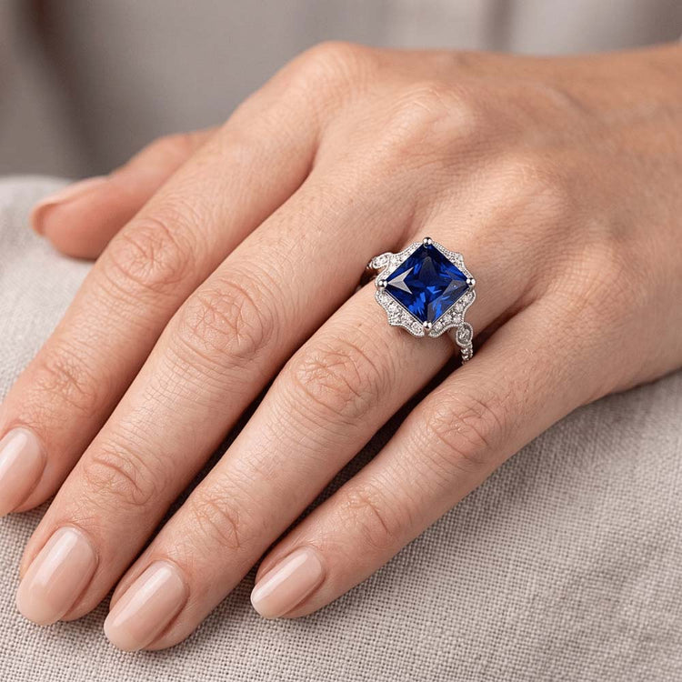 Bague Diamant Naturel 6 Carats