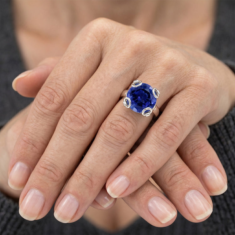 Bague Diamant Naturel 7.01 Carats