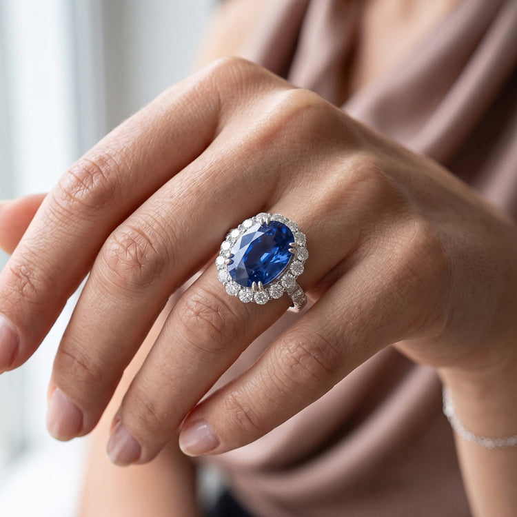 Bague Diamant Naturel 9.75 Carats