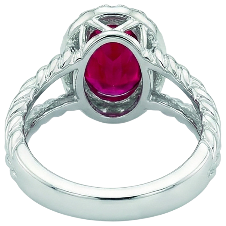 naturel oval diamant 1.16carats bague sur blanc