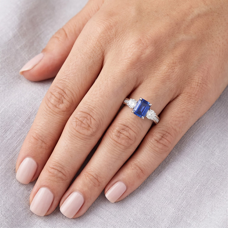 Bague Émeraude Naturel 3 Carats