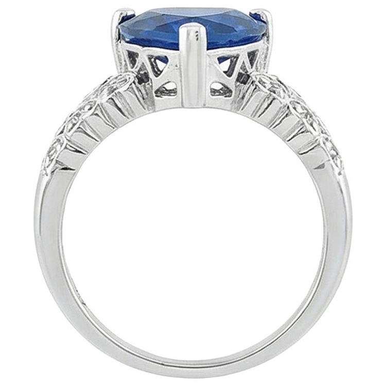 Bague Femme Saphir Coeur 6 Carats