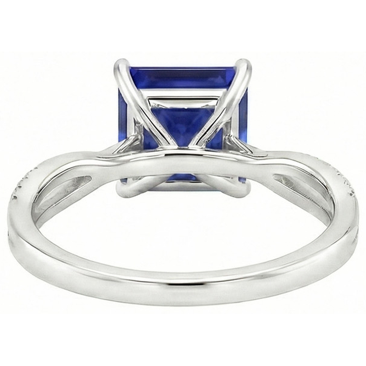 naturel diamant 5.50carats bague vue de dessus