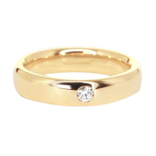 Bague Homme Gypsy Naturel Diamond Band 0.25 Carats Or Jaune 14K