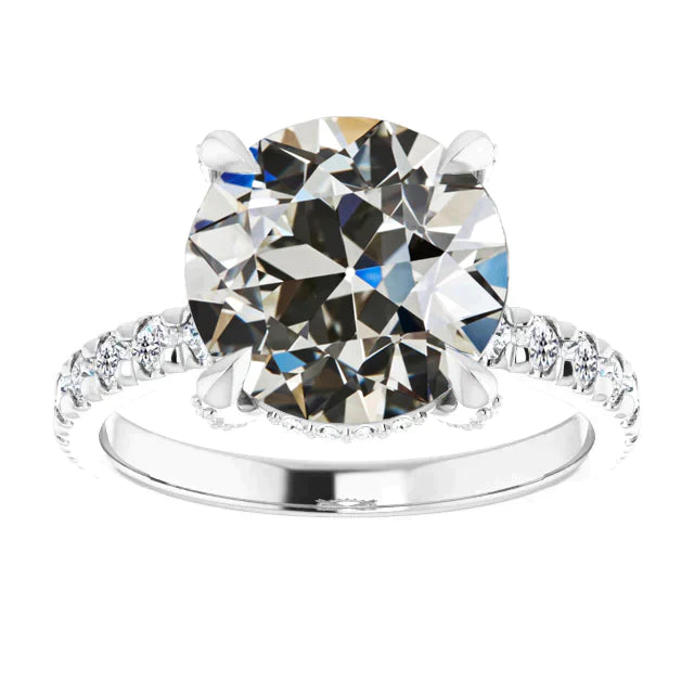 Bague Diamant Taille Ancienne 8 Carats