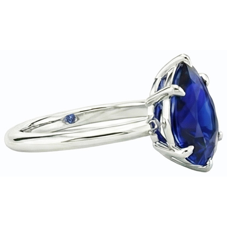 Bague Pierre de Naissance Septembre Taille Poire