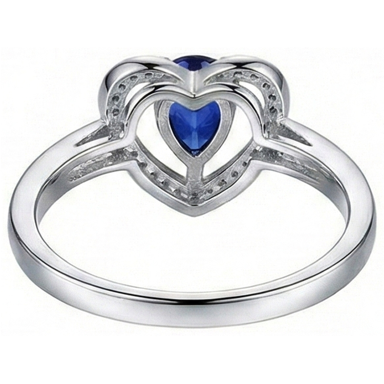 naturel round diamant 2.25carats bague sur blanc