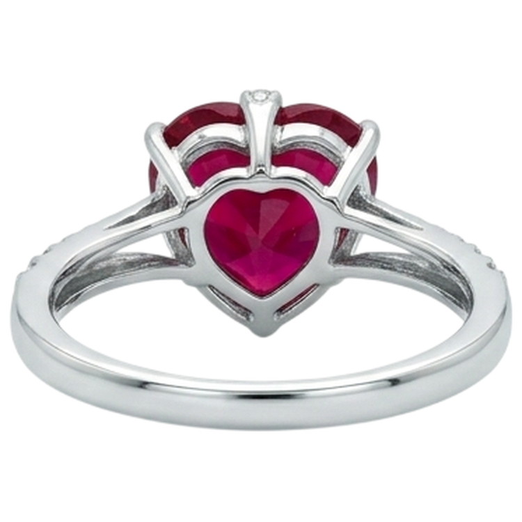 naturel round diamant 7.20carats bague vue de dessus