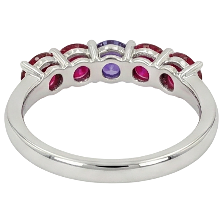 Bague Rubis Saphir 1.50 Carats Femme Bijoux