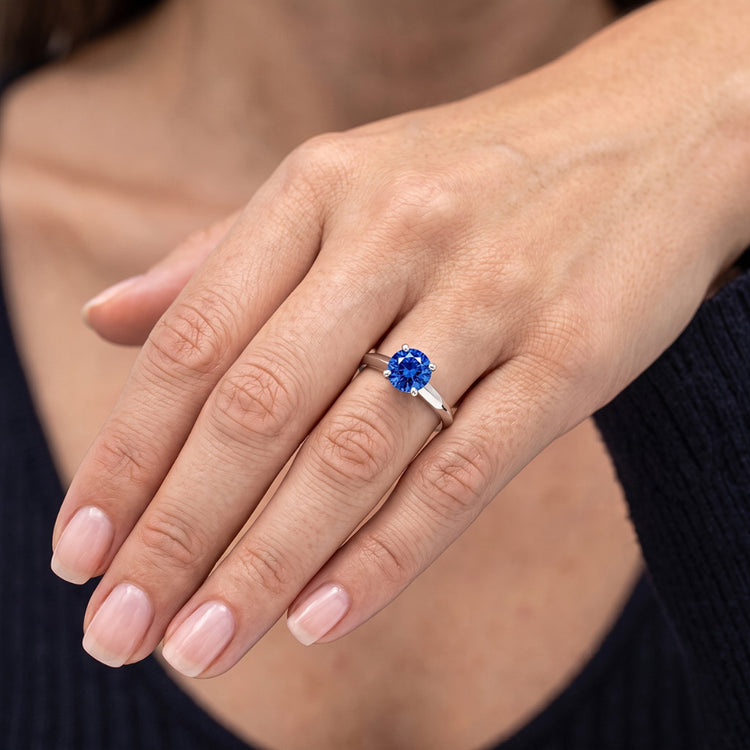 Bague Saphir Naturel 1.25 Carats