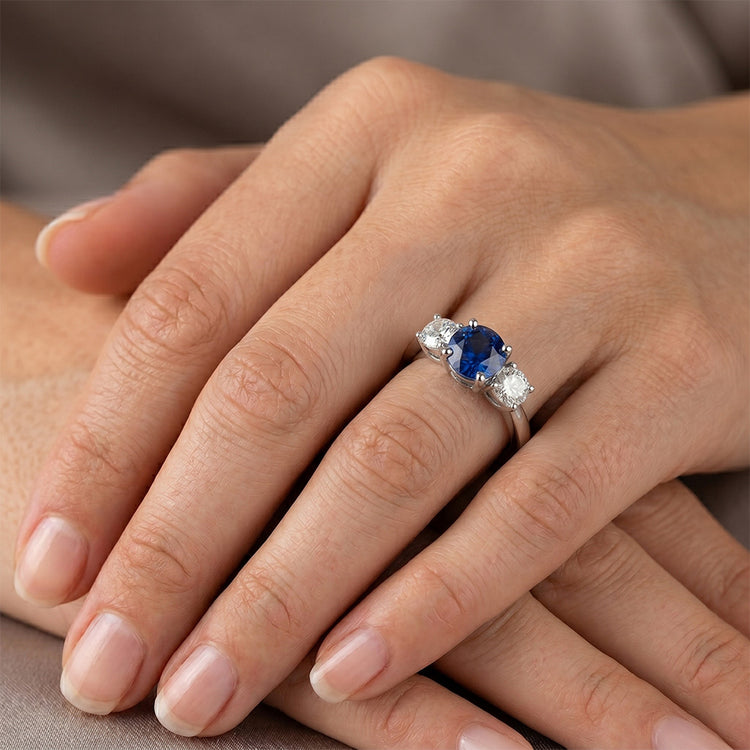 Bague Saphir Naturel 1.25 Carats