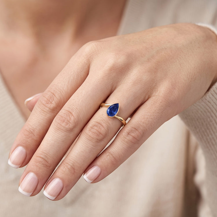 Bague Saphir Naturel 1.50 Carats