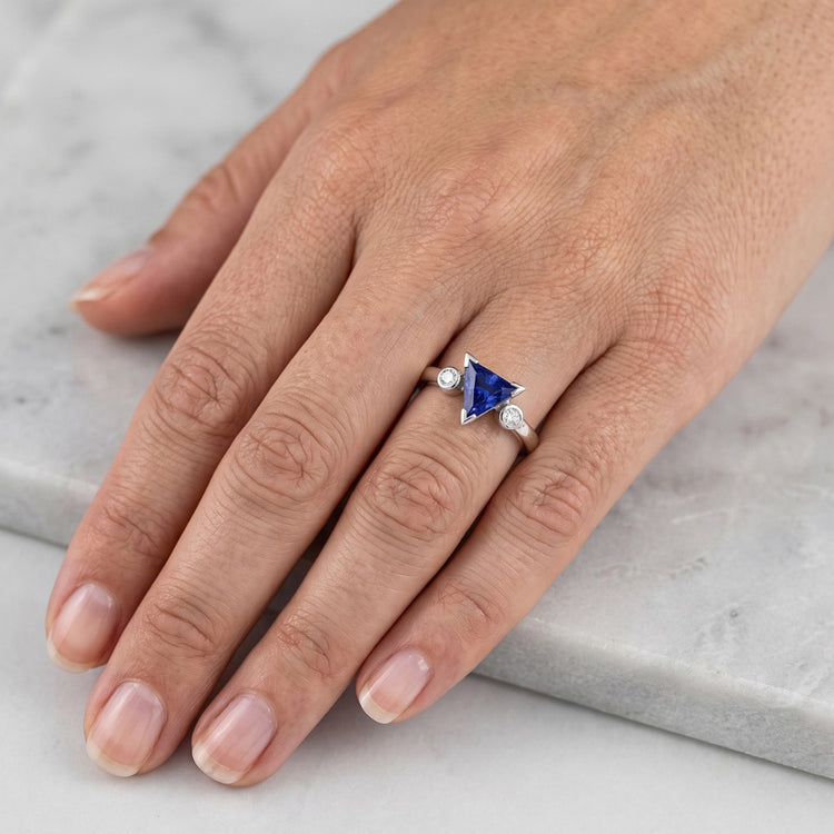 Bague Saphir Naturel 1.75 Carats