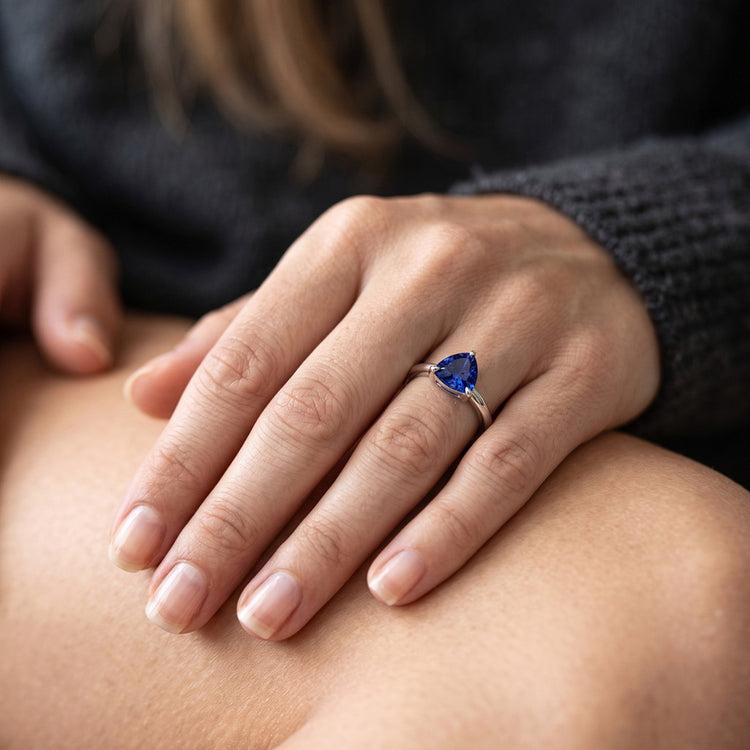 Bague Saphir Naturel 1 Carats