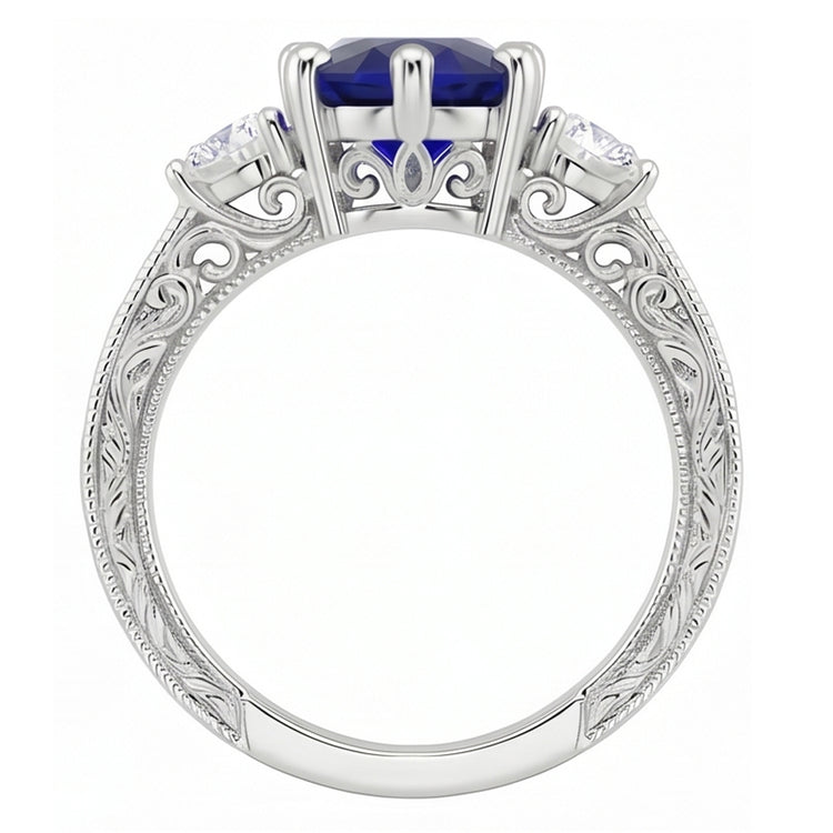 Bague Saphir Naturel 2.50 Carats