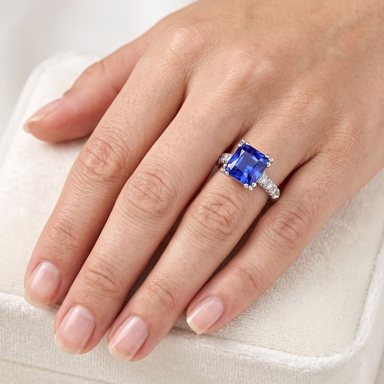 Bague Saphir Naturel 2.50 Carats