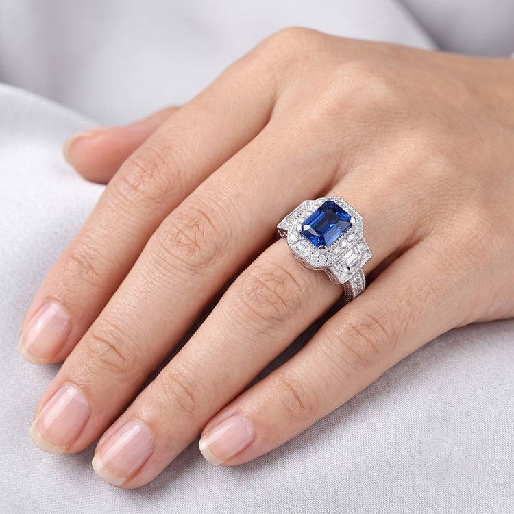 Bague Saphir Naturel 2.50 Carats