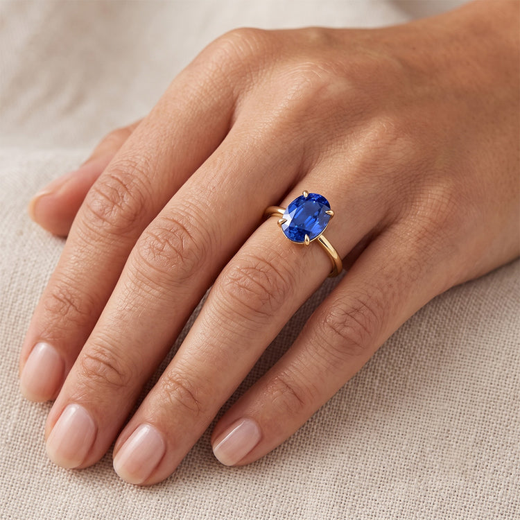 Bague Saphir Naturel 2.50 Carats