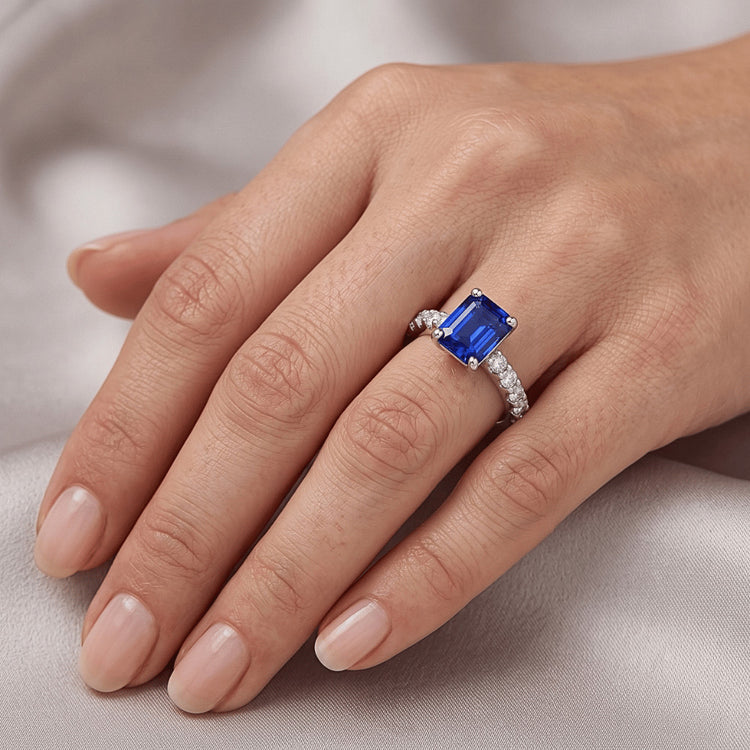 Bague Saphir Naturel 2.50 Carats
