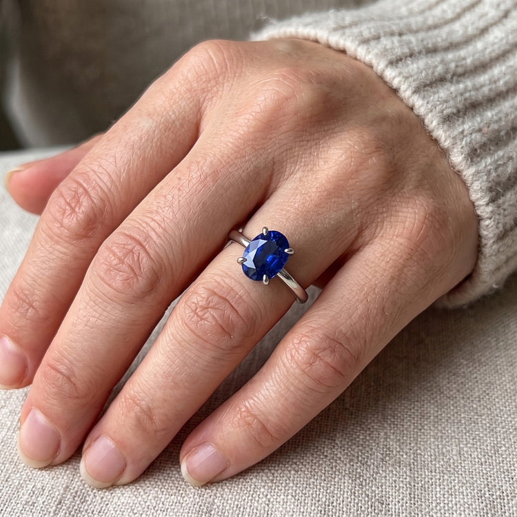 Bague Saphir Naturel 2.50 Carats