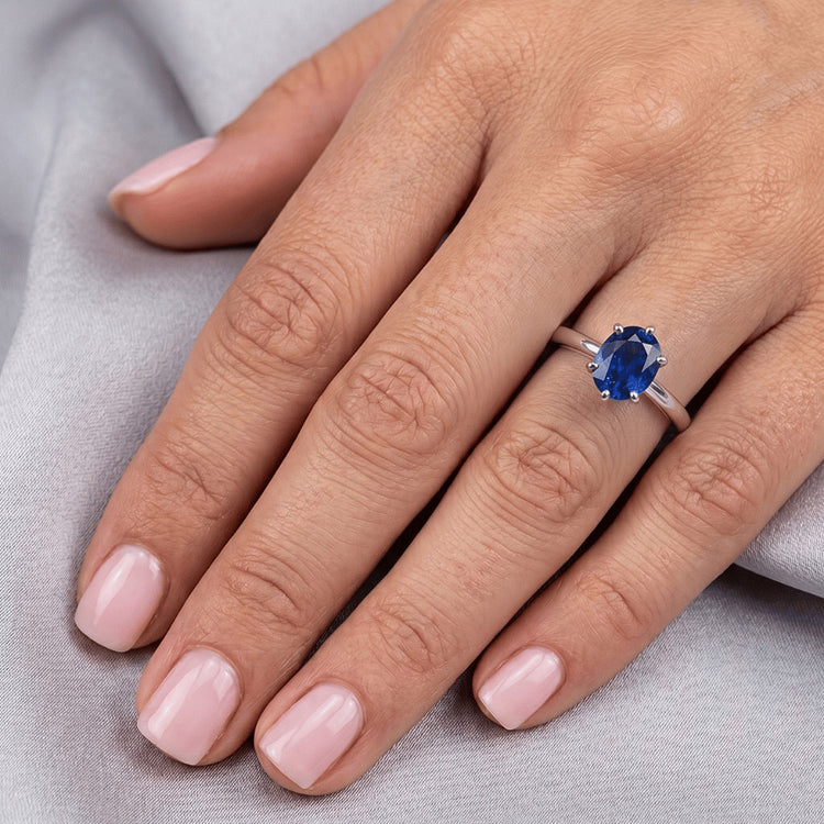 Bague Saphir Naturel 2.50 Carats