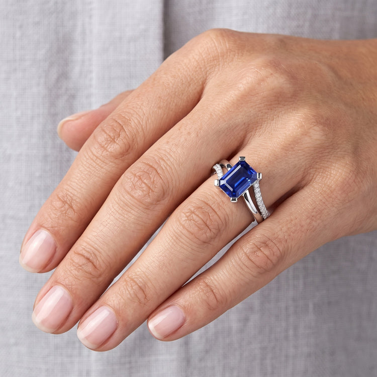 Bague Saphir Naturel 2.50 Carats